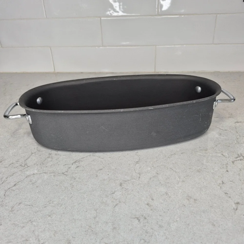 Vintage Calphalon Commercial Fish Poacher Roasting Pan 12